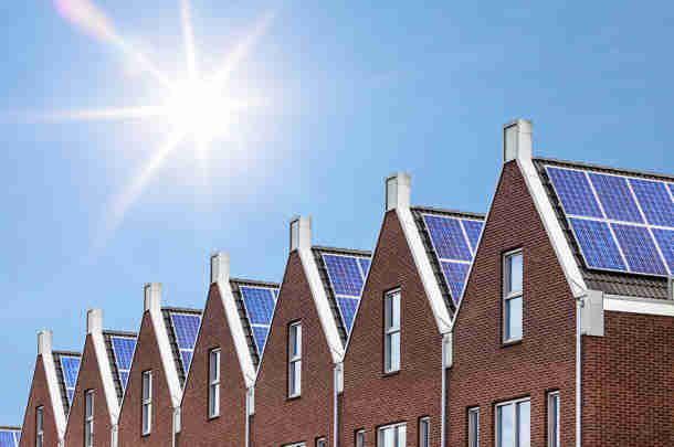Nieuw template voor businesscases rond warmtenetten Huizen, Zonnepanelen, Warmte