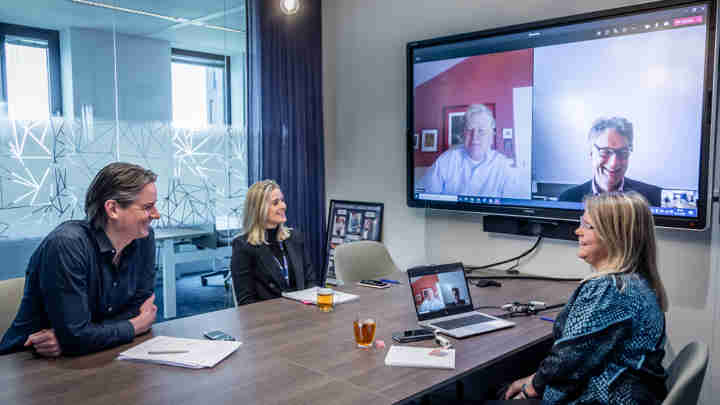 Afbeelding - Hybride werkende team Afbeelding - Hybride werkende team